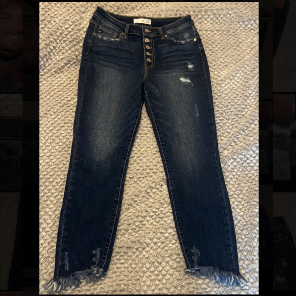KanCan Winston High Rise Cropped Skinny Jeans